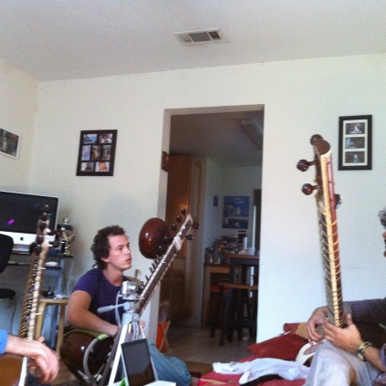 Yaman Practice with Pablo Escalante and Arnaud Urin.
